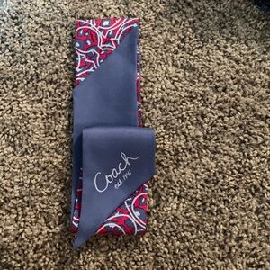 Coach ponytail scarf